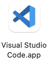 Visual Studio CodeのmacOSアプリ